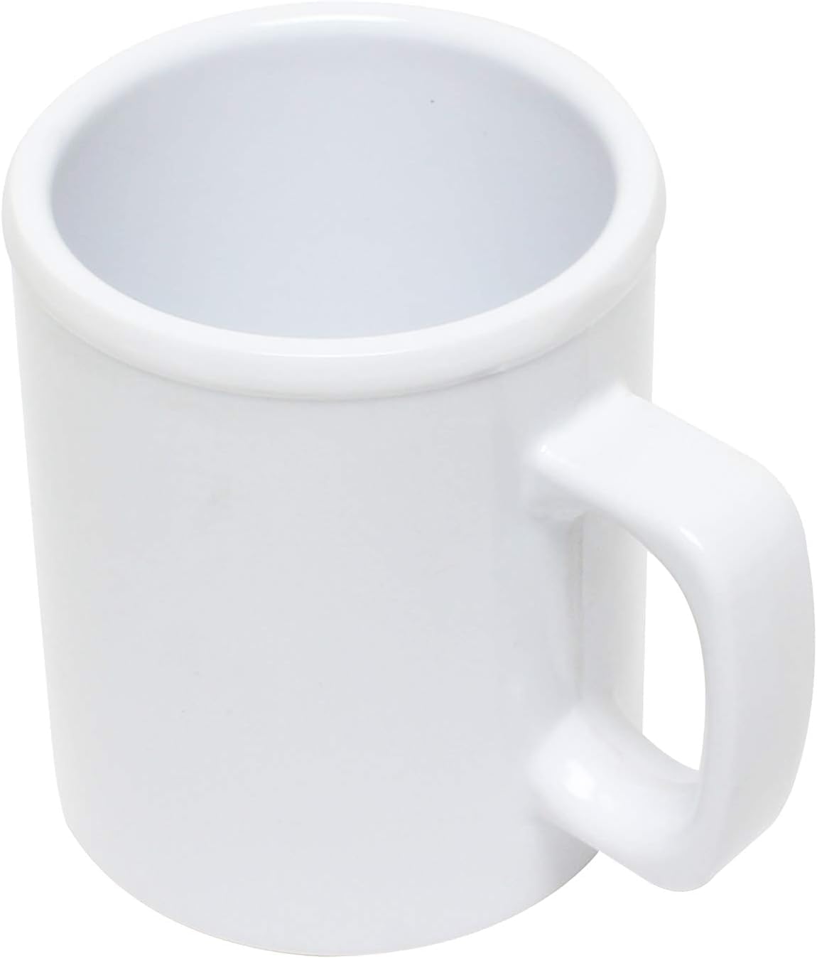 8 oz Mug Melamine Set of 12- Dishwasher Safe Break-Resistant Coffee Cup Set Reusable Plastic Cup for Latte Cappuccino Cocoa Hot Tea Mocha Home Cafe Restaurants