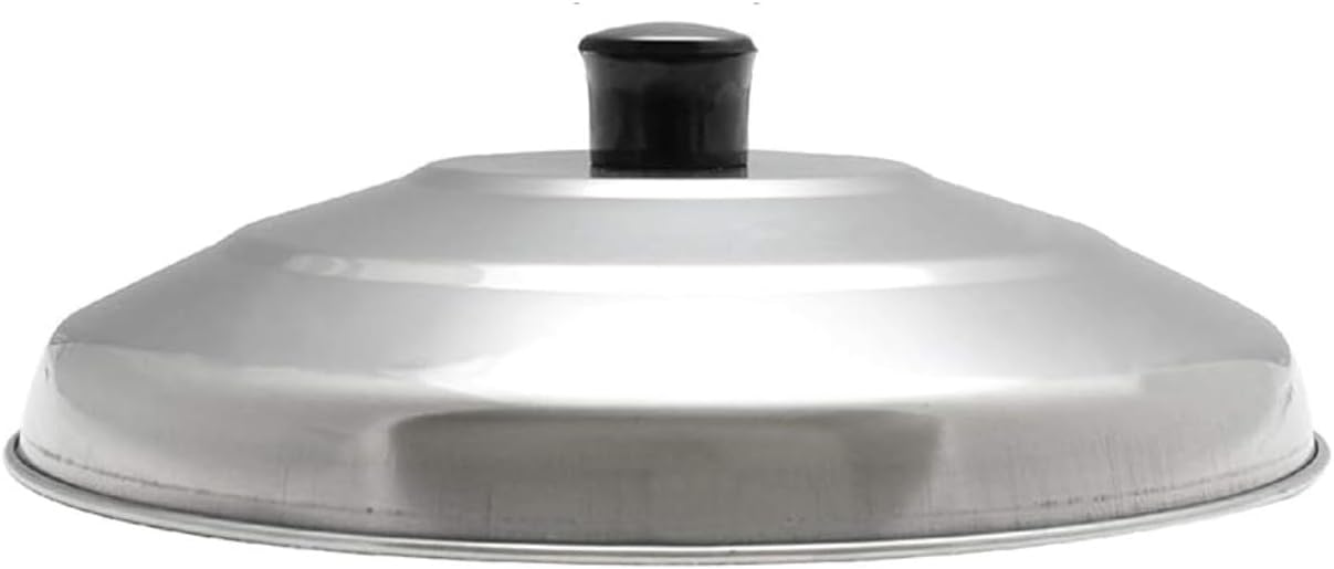 Stainless Steel Round Wok Chafer Body with Lid- Round Chafing Dish Chaffing Servers with Cover Food Warmer for Home Restaurant Parties Buffets