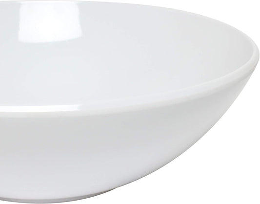 Round Serving Bowl Passion Melamine - Dishwasher Safe Break-Resistant Serving Bowl Soup Bowl for Salads Rice Pasta Dessert Side Dishes Home Restaurants