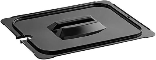 Half Size Notched Polycarbonate Handled Food Pan Lid - Food Storage Container Cover Restaurant Commercial Hotel Pans Cover for Food Prep Fruits Vegetables Beans Corns