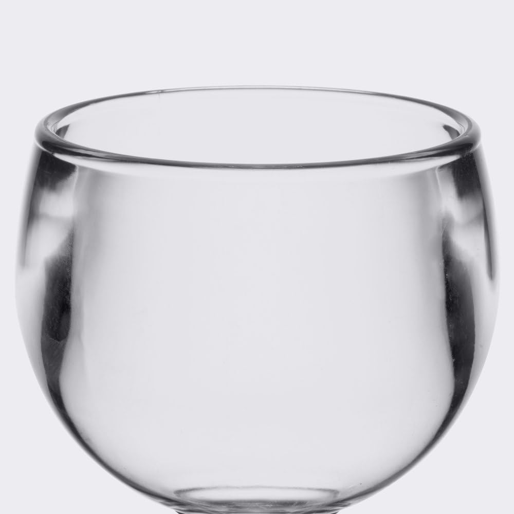 24 oz Schooner Polycarbonate with Heavy Base Clear Color Comes in Each- Liquor Plastic Stemware Large Shrimp Cocktail Glasses Goblet Large Stemmed Glass for Coronaritas Margaritas