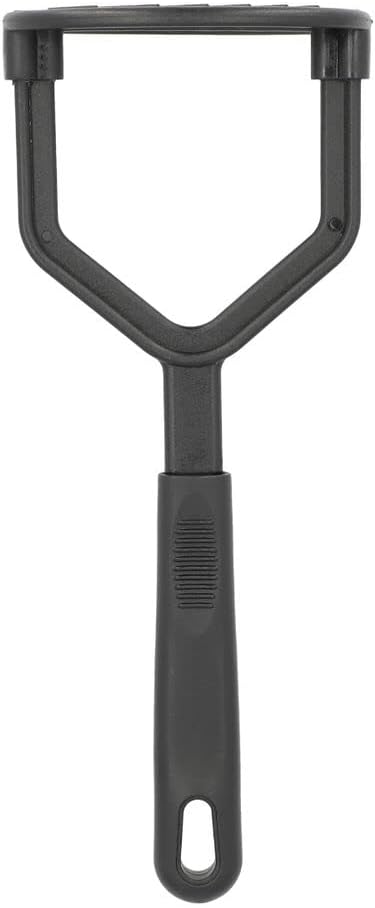 9 1/2” Potato Masher High-Heat Nylon & Polypropylene Handle Black Color- Heat Resistant up to 410°F Food Masher Utensil Hand Masher Vegetables for Potato, Guacamole Fruits