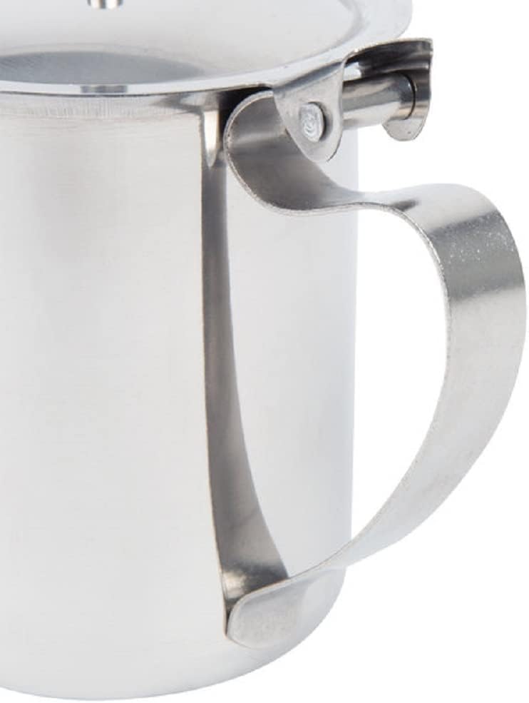 10 oz. Stainless Steel Creamer Server Set of 2- for Milk Coffee Cream Salad Dressing Maple Syrup Sugar Espresso Machine for Restaurant Cafes Home Used