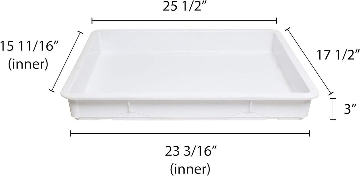 Pizza Dough Proofing Box Pizza Proofing Dough Pan Dough Proofing Box Tray Dough Box Dough Tray Pizza Dough Proofing Containers for Home Kitchen Restaurants