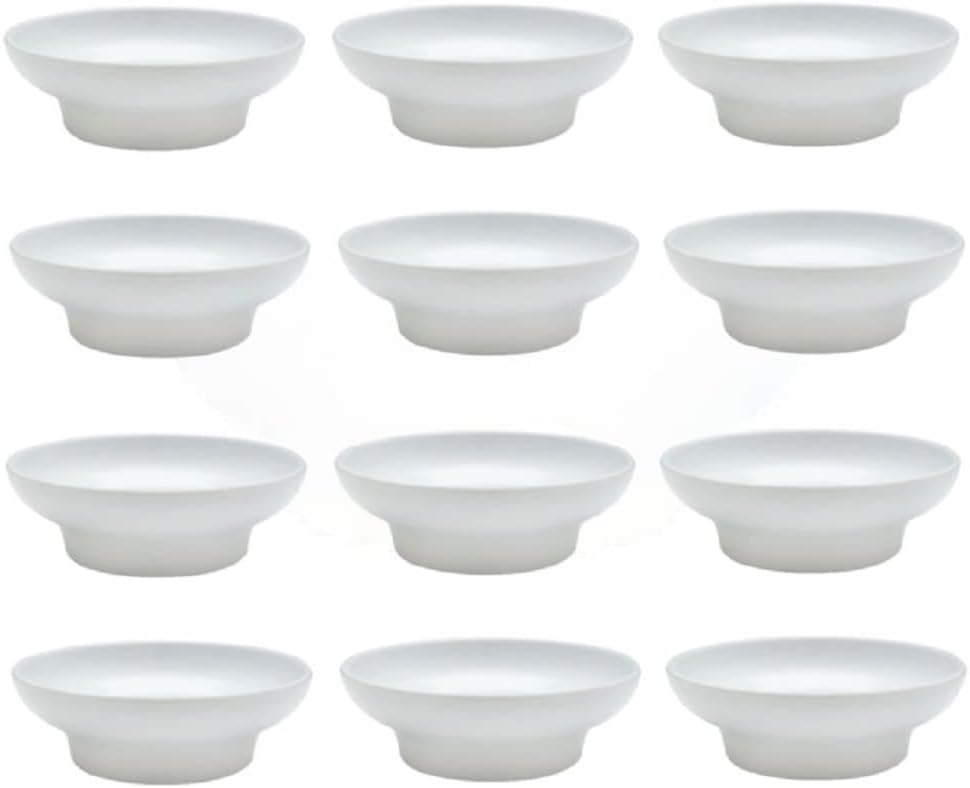 Set of 12 Salsa Dish Melamine - Perfect for Salsa Guacamole Cheese Condiments Dipping Sauces Mexican Fiesta Serving Side Dish For Chip Dip Guac Pinch Condiments