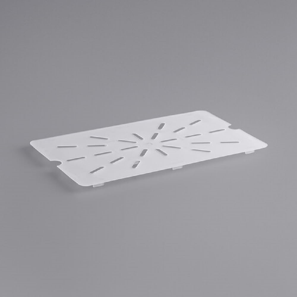 Food Storage Box Drain Shelf White Color- Food Storage Container Drain Shelf for Food Fruit Vegetables Sink Kitchen Restaurant Hotel Kitchen and Cafeteria