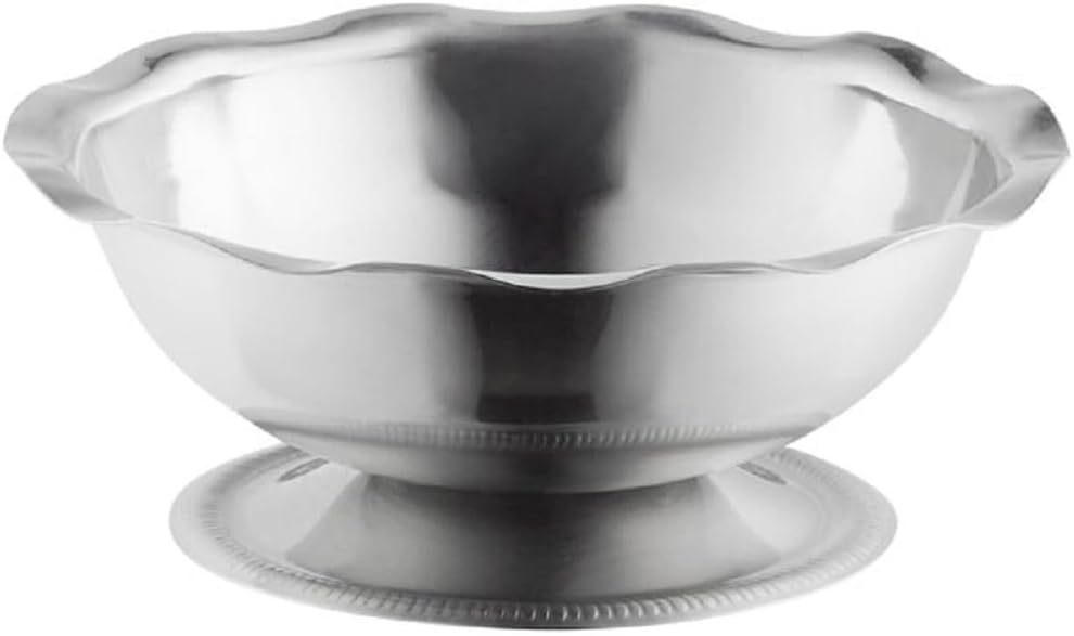 Stainless Steel Footed Sherbet Dish Mirror Finished Set of 2- Ice Cream Cups Dessert Bowls Perfect for Dessert Sundae Ice Cream Fruit