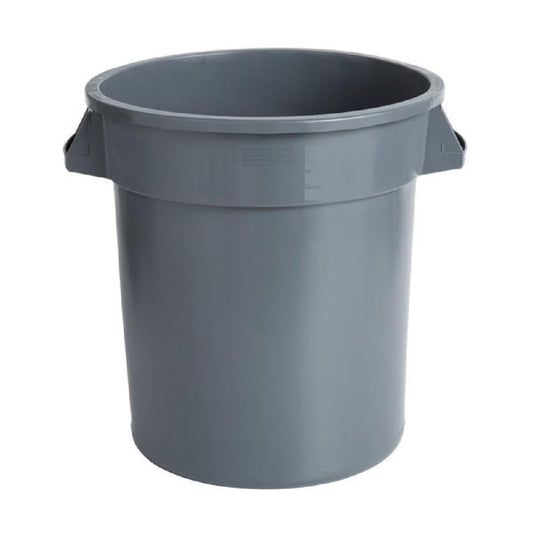 Round Trash Can Height Gray Color- Wastebasket Garbage Bin Trash Container Recycling Bin Kitchen Bathroom Bedroom Office Trash can