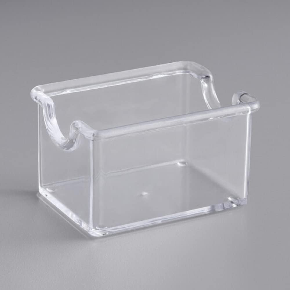 Set of 12 Sugar Packet Holder Plastic - Sugar Caddy Holder for Sweetener Packets Organizer Caddy for Coffee Bar Tea Bag Organizer for Table Restaurant Hotel
