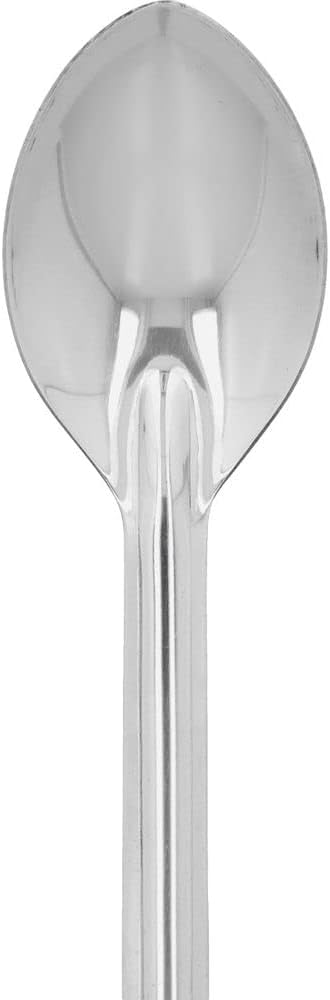 Extra Long Basting Spoon Stainless Steel 1.5 mm Thickness Heavy-Duty- Basting Spoon Utensil Spoon for Mixing Stirring Cooking & Serving Kitchen Accessories Restaurants Home