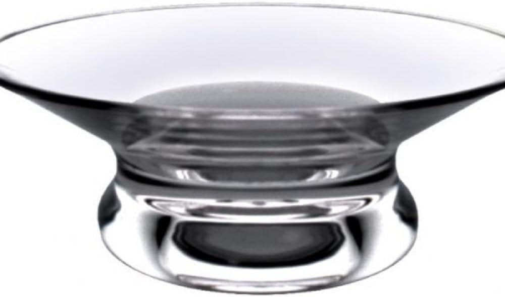 5 oz Polycarbonate Fruit Tray with Heavy Base 5" Diameter x 2" Height- Decorative Bowl Fruit Bowl for Kitchen Counter or Farmhouse Centerpiece