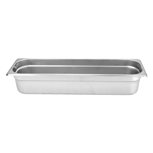 Deep Stainless Steel Anti-Jamming Steam Pan 22 Gauge- Chafing Steam Table Pans Catering Food Storage Metal Pan Hotel Pan for Restaurant Events Catering Use