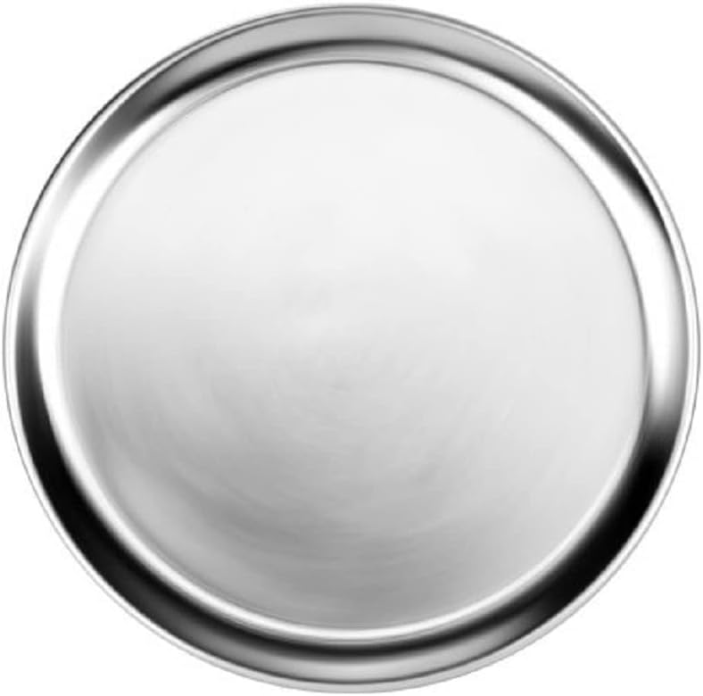 Pizza Tray Pan Wide Rim Aluminum Set of 3- Bakeware Round Pizza Pan Pizza Tray Baking Tray Round Baking Tray for Home Kitchen Pizzeria & Restaurants