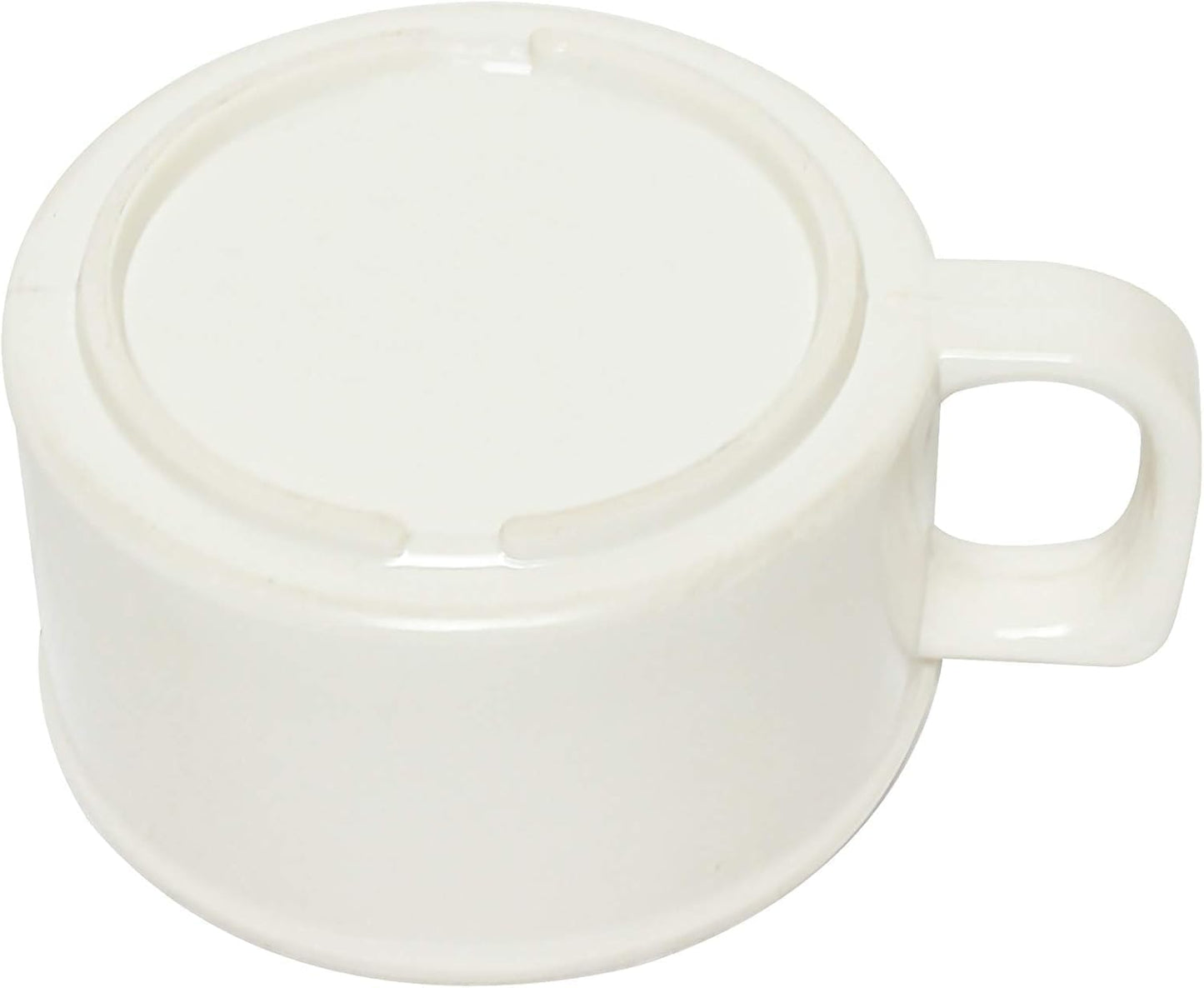 10 oz Soup Mug Melamine Set of 12- Dishwasher Safe Break-Resistant Coffee Cup Set Reusable Plastic Mug for Soups Latte Cappuccino Cocoa Hot Tea Home Cafe Restaurants