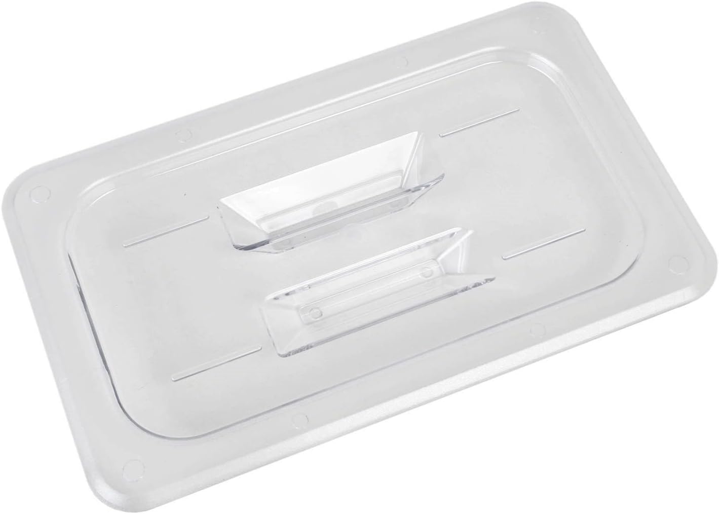 Solid Polycarbonate Food Pan Lid - Food Storage Container Cover Restaurant Commercial Hotel Pans Cover for Food Prep Fruits Vegetables Beans Corns