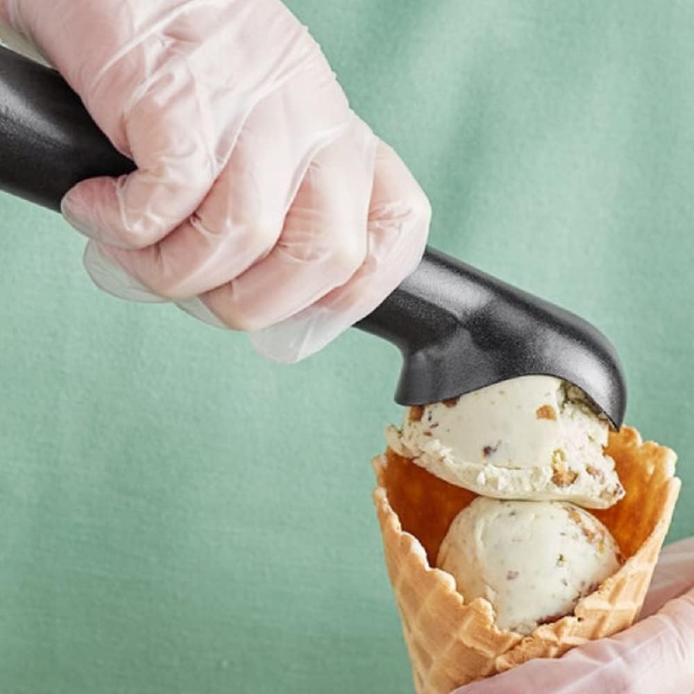Ice Cream Scoop/Dipper Aluminum Body with Antifreeze Solution filled-in for Gelato Cookie Dough Sorbet Almond Heavy Duty