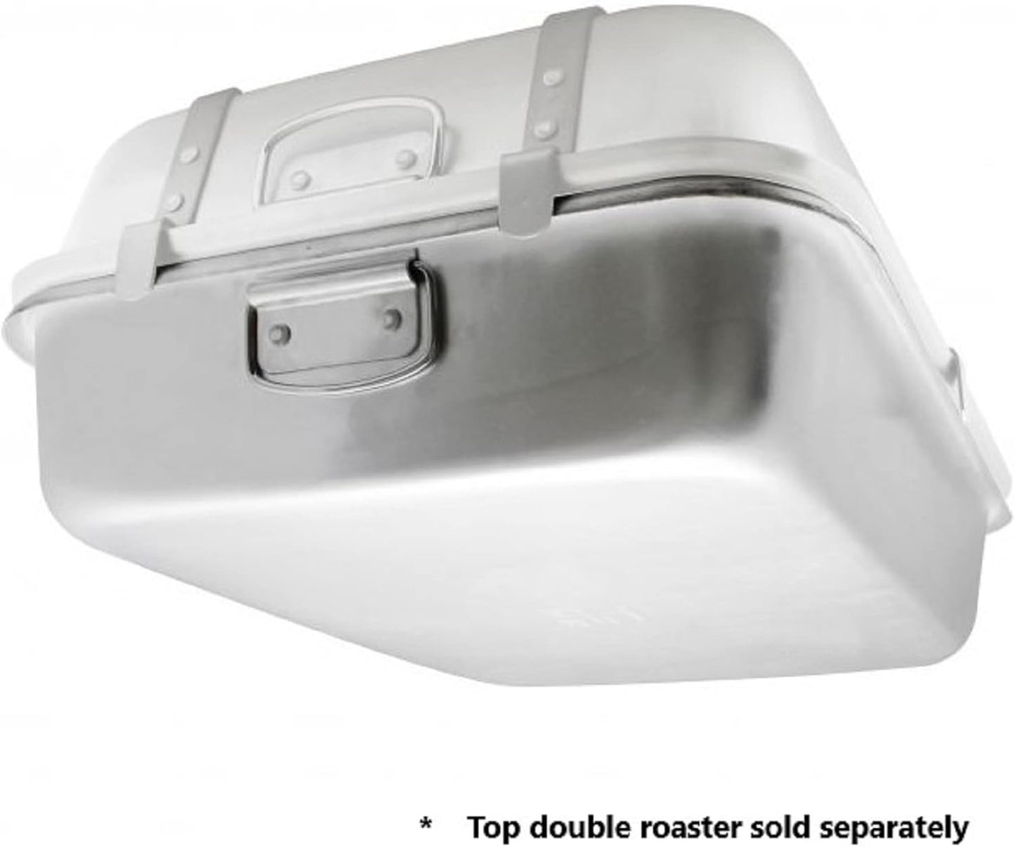 Rectangular Roaster Pan Aluminum - Roasting Pan Turkey Roaster Pan Broiler Pan Great for Chicken Lamb and Vegetable