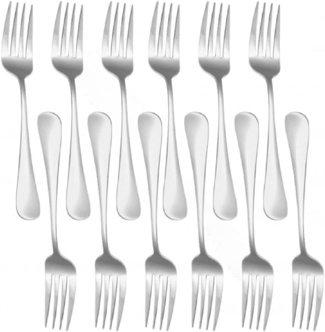 Stainless Steel - Tahoe Silverware Flatware Cutlery Kitchen Tableware Set for Home and Restaurant for Soup Spoons Round Spoons Metal Spoon Cutlery