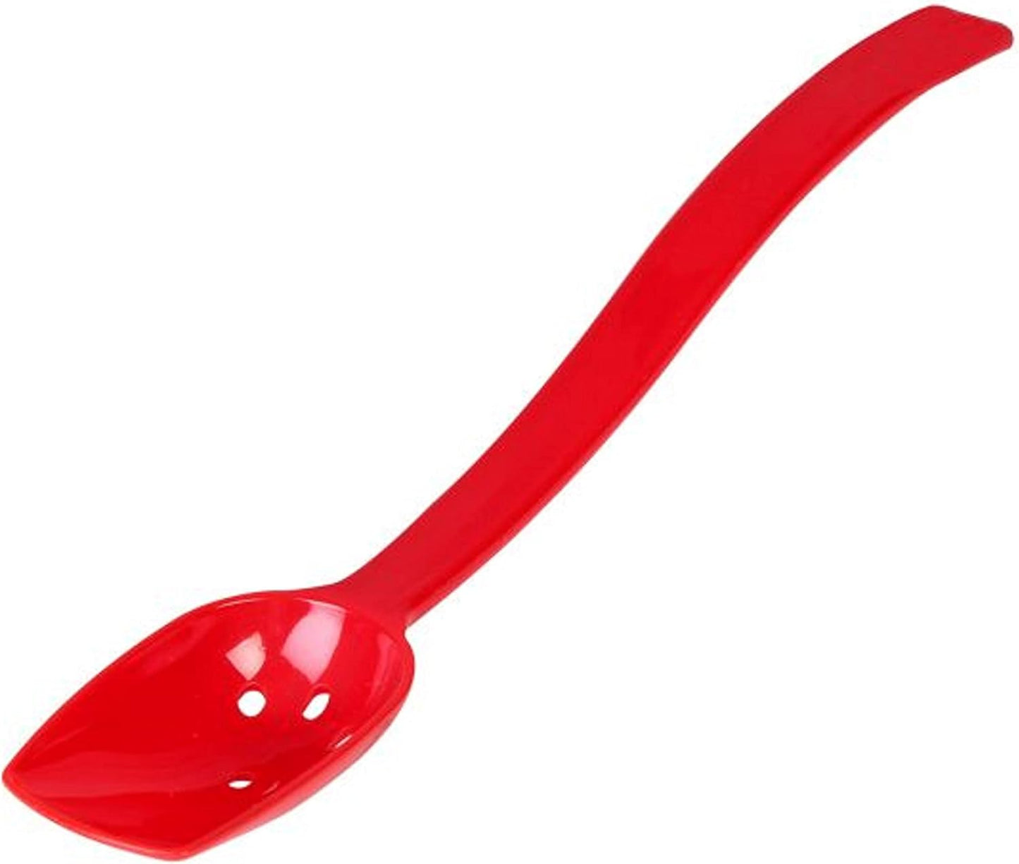 Perforated Buffet Serving Spoon Polycarbonate Set of 12 -Buffet Serving Utensils Scooping Serving Flatware Set for Catering Party Kitchen Banquet Restaurant