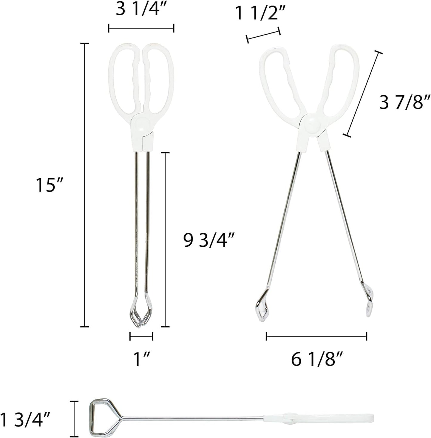 Scissor Tong Iron Plated Heavy-Duty- Food Tongs Buffet Party Catering Serving Tongs Food Serving Tongs Salad Tongs Cake Tongs Bread Tongs Kitchen Tongs