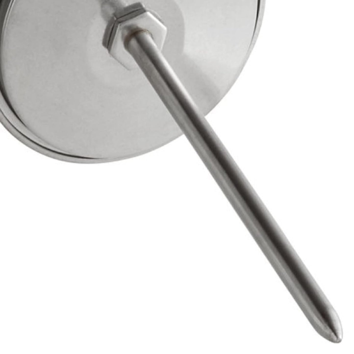 Stainless Steel Zone Dial Meat Thermometer 4-1/2" Stem, 2 3/4" Dial, -120 to 200 Degrees Fahrenheit- Cooking and Grilling Oven Pocket Size for Meat Food Cooking and Grilling Ov