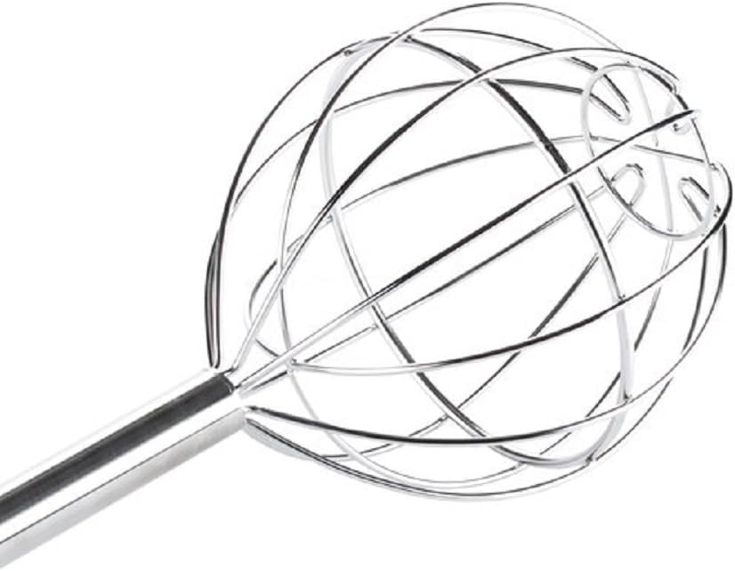 48" Kettle Whip Dome Shape Stainless Steel - Whisk for Whisking Beating Blending Ingredients Mixing Sauces Mixer Stirrer for Whisking Beating & Stirring