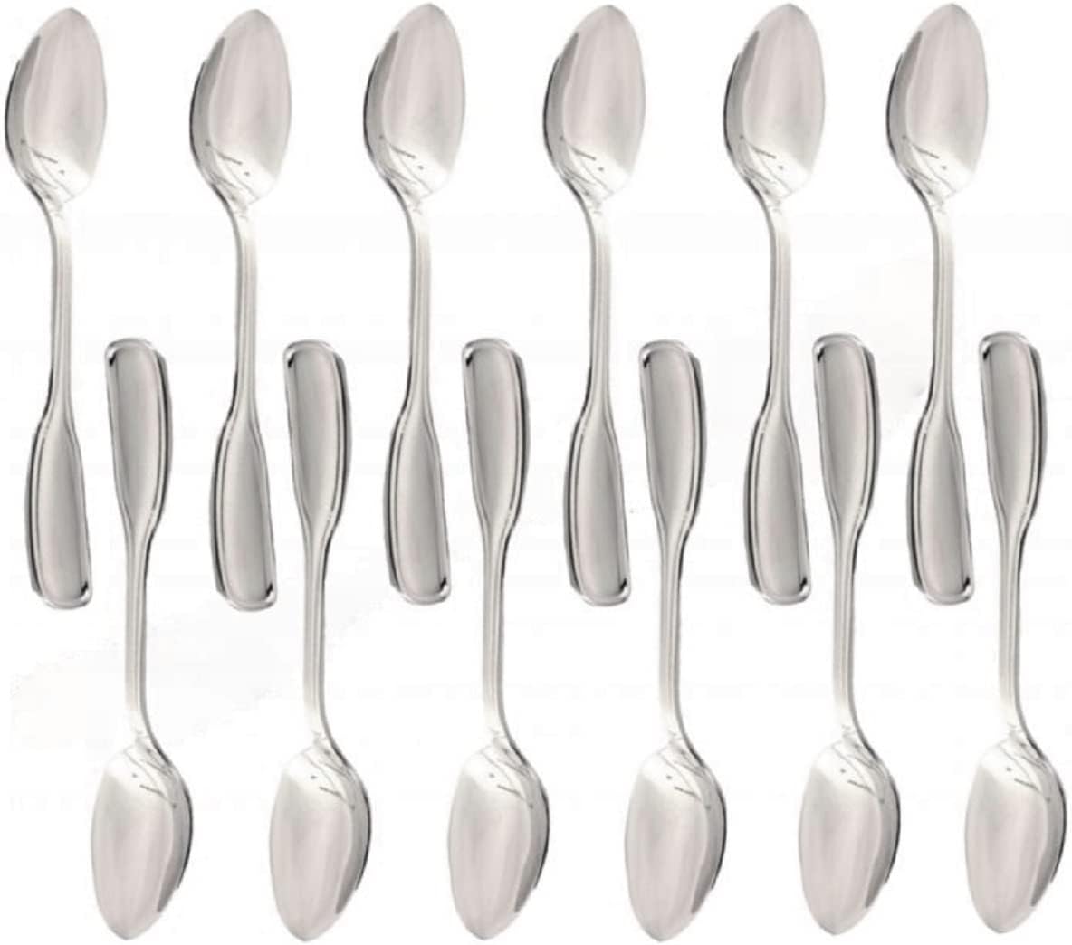 Simplicity Stainless Steel Set of 12- Silverware Flatware Cutlery Kitchen Tableware Set for Home and Restaurant