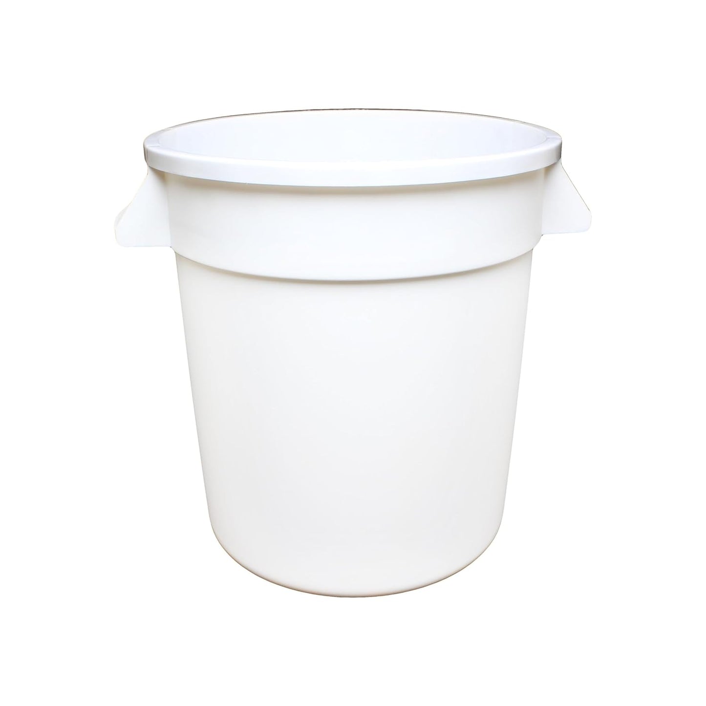 Round Trash Can Height White Color- Wastebasket Garbage Bin Trash Container Recycling Bin Kitchen Bathroom Bedroom Office Trash can