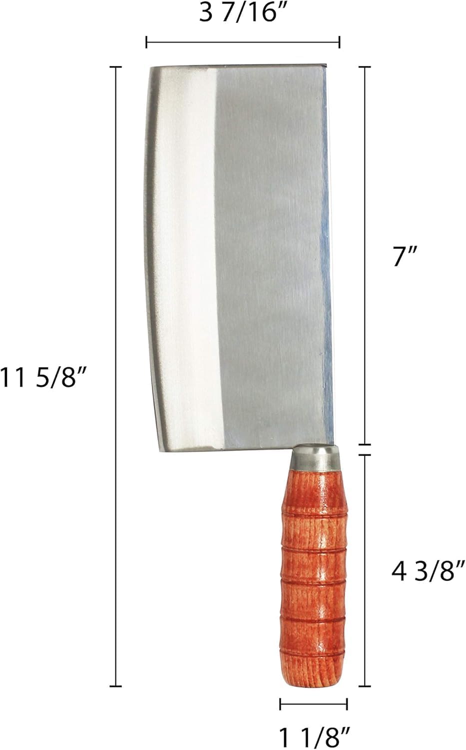 Stainless Steel Kimli Knife with Wooden Handle- Meat Chopper for Butcher Slicing Vegetables Butcher Chopper Kitchen Knife for Home Kitchen and Restaurant