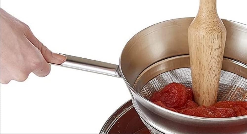 Stainless Steel Fine Mesh- Cone Shaped Strainer Food Strainer Juice Strainer Kitchen Tools Food Colander For Straining Seeds Beans Sauces