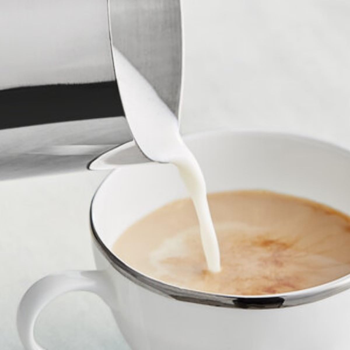 Stainless Steel Espresso Milk Steaming Pitcher with Measuring Scale- Steaming Pitcher Coffee Bar Cappuccino Barista Tools Milk Jug Steamer Frother Cup