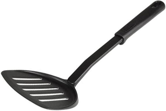 Kitchen Turner- High-Heat Nylon & Polypropylene Handle Black Color- Heat Resistant up to 410°F Spatula Turner Cooking Utensils Cookware for Egg Pancake Fish Burger