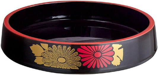 Round Sushi Party Serving Tray - Japanese Style Tableware Food Serving Tray Sushi Plate Appetizer Serving Plates Sushi Serving Platter for Sashimi Seafood Sushi Restaurant Home