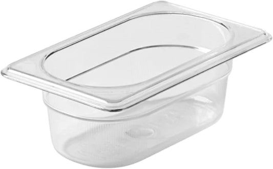 Deep Polycarbonate Food Pan - Food Storage Containers Plastic Food Pan Restaurant Commercial Hotel Pans for Food Prep Fruits Vegetables Beans Corns