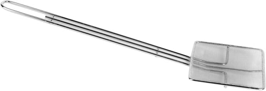 Square Wire Skimmer with Handle Length Nickel Plated- Kitchen Utensil Food Strainer Skimmer Spoon for Frying Cooking Sieve Sifters Rice Quinoa Pasta Fruits Vegetables