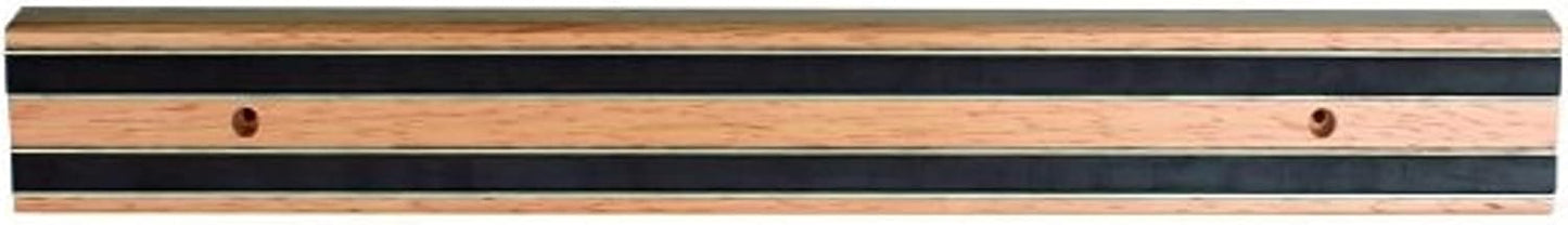 Magnetic Wooden Knife Tool Bar with Two Magnetic Strips- Multi-Purpose Functionality Knife Holder Knife Strip Magnetic Tool Organizer Knife Bar for Kitchen Utensil Organizer