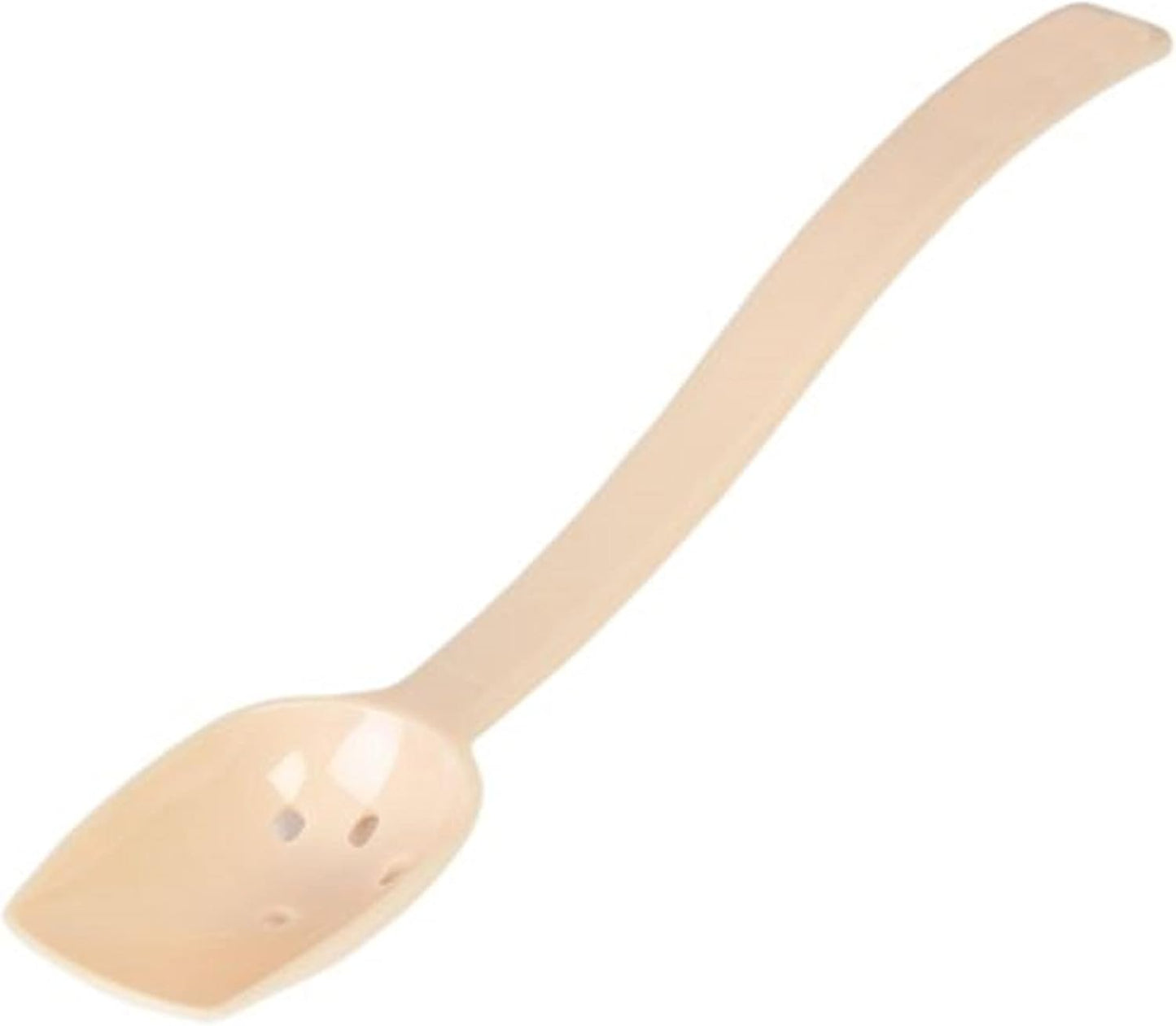 Perforated Buffet Serving Spoon Polycarbonate Set of 12 -Buffet Serving Utensils Scooping Serving Flatware Set for Catering Party Kitchen Banquet Restaurant