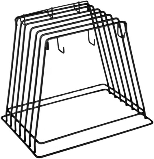 24" x 18" x 1/2" Heavy Duty Wire Frame Cutting Board Rack (Fits) 6 Boards and 6 Brushes Cutting Board- Storage Cutting Board Rack Chopping Board Organizer Stand Holder Kitchen