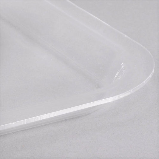 Acrylic Countertop Bakery Display Case Tray 20-1/4" x 13-2/5" x 4/5"- Pastry Case Tray Retail Commercial Home use for Bagels Baked Goods Bread Donuts Vegetables