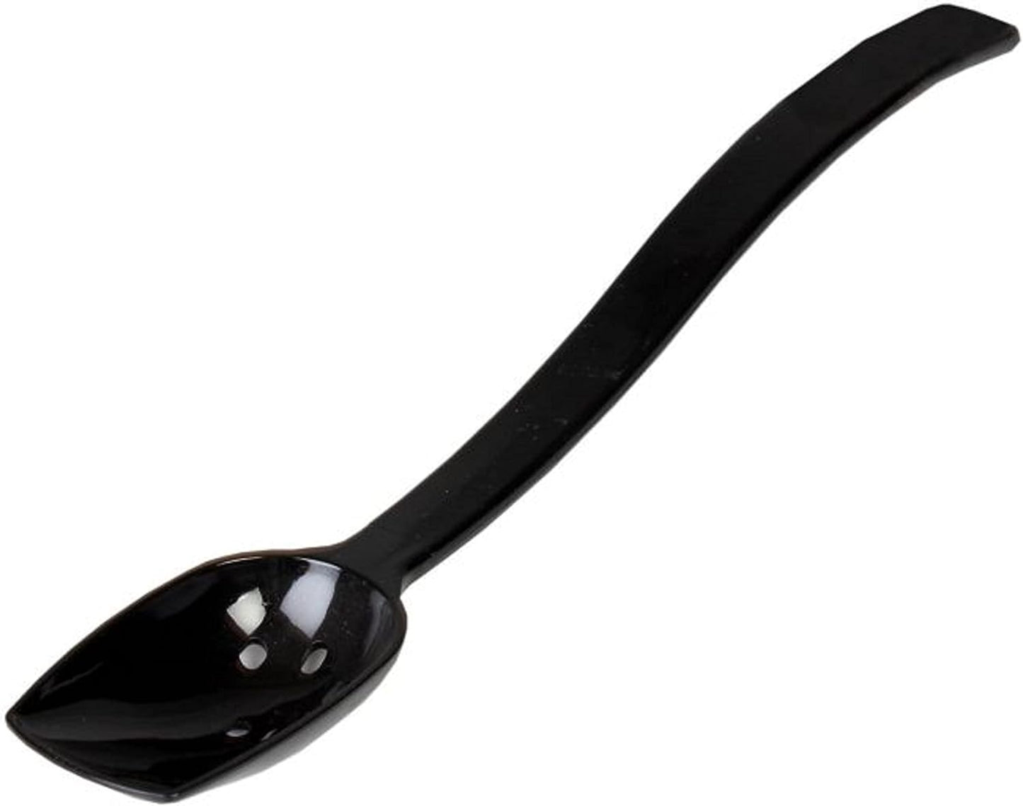 Perforated Buffet Serving Spoon Polycarbonate Set of 12 -Buffet Serving Utensils Scooping Serving Flatware Set for Catering Party Kitchen Banquet Restaurant