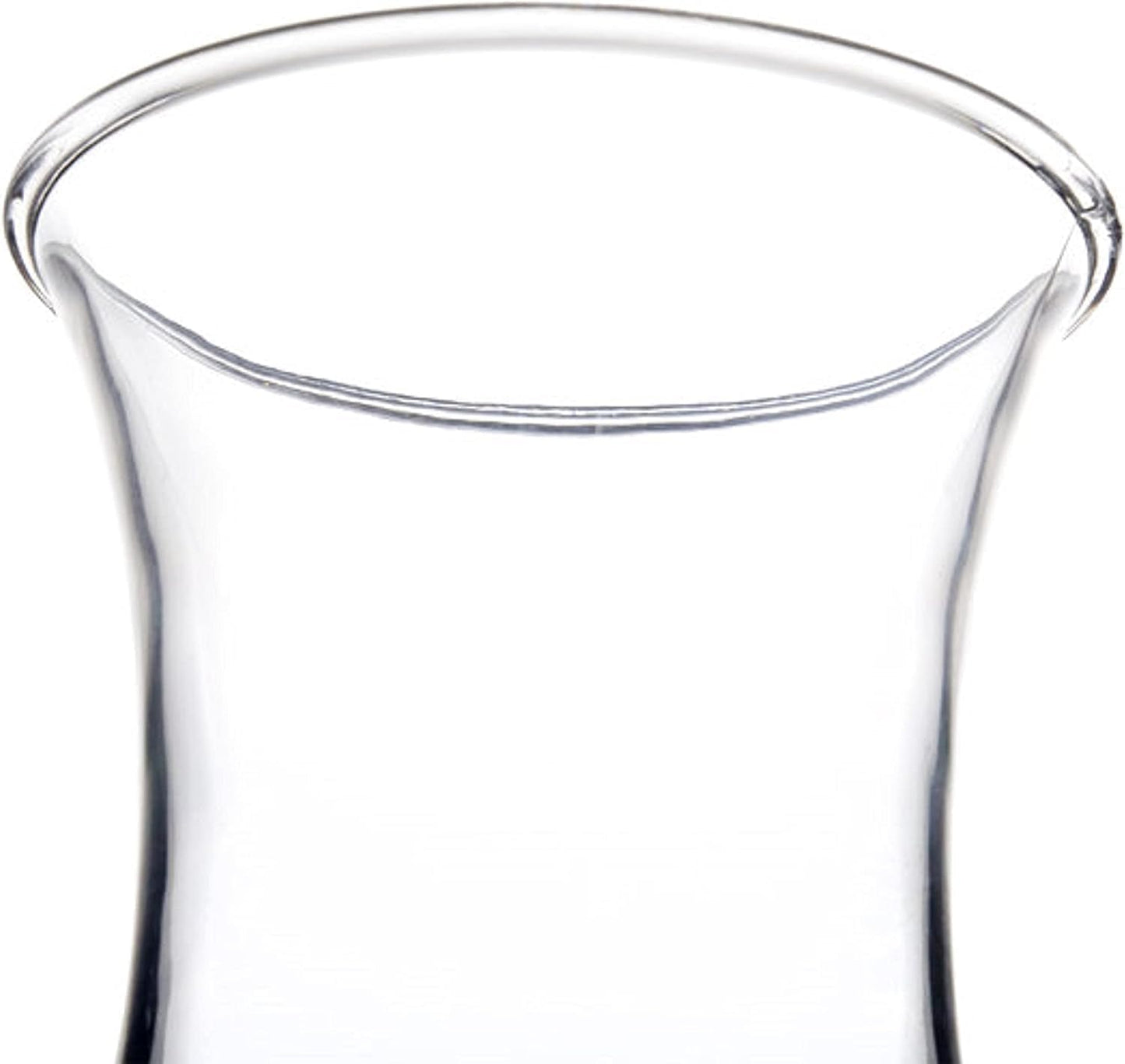 Hurricane Glass Polycarbonate Clear Color Comes in each- Beverage Stemmed Plastic Glass Cup Party Beverage Glass Barware Perfect for Juices Smoothies Pina Colada Cocktails