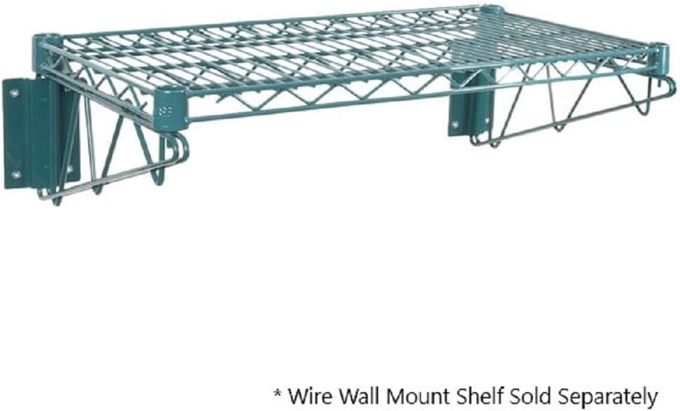 Double Shelf Support Direct Wall Bracket - Shelves Support Wire Shelf Bracket for Pantry Kitchen Home Wire Shelf Bracket Wire Storage Racks Wall Mount Shelf