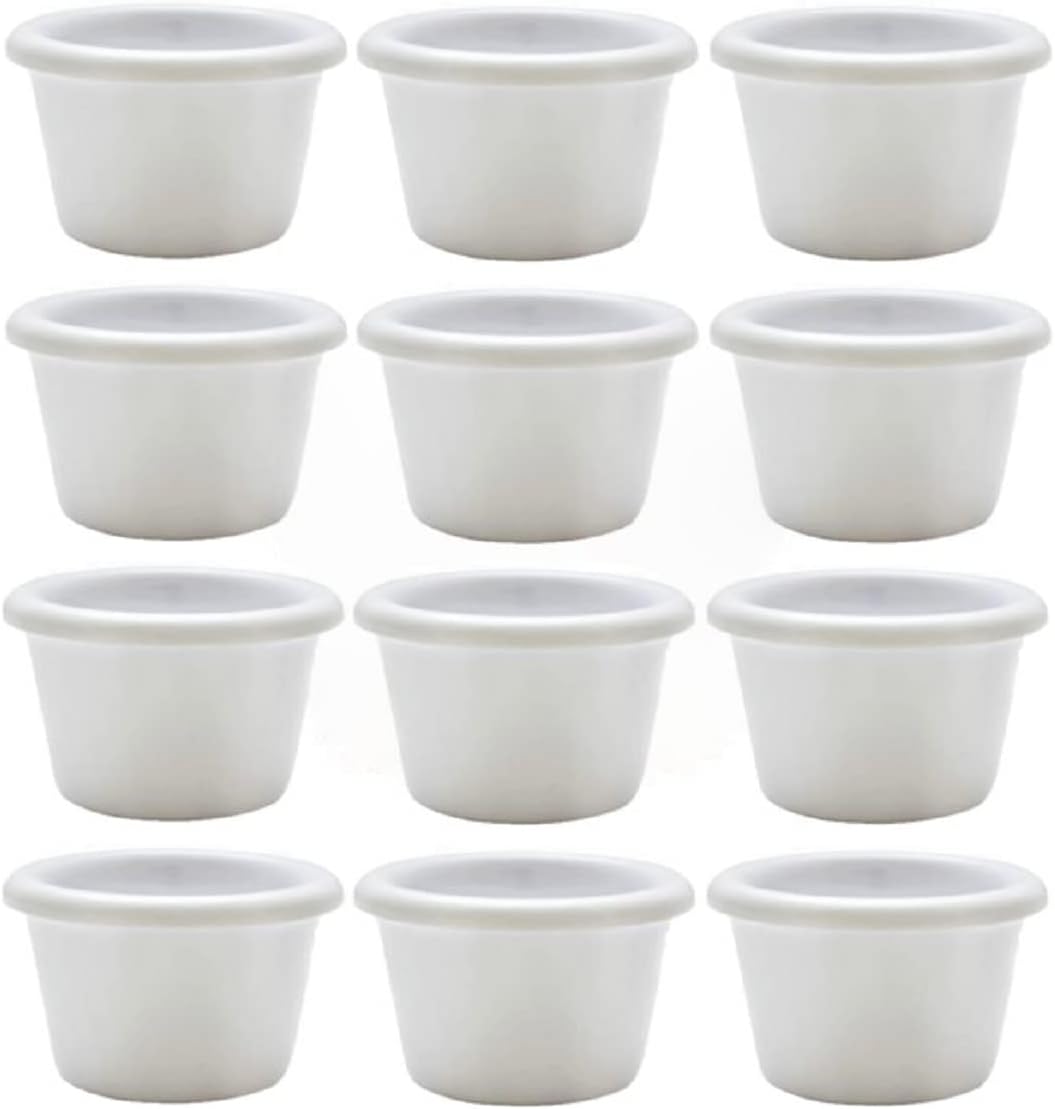 Smooth Ramekin Melamine - Plastic Ramekin Dipping Sauce Cup Portion Dipping Sauce Cups Individual Condiment cups For Catering Kitchen Restaurant