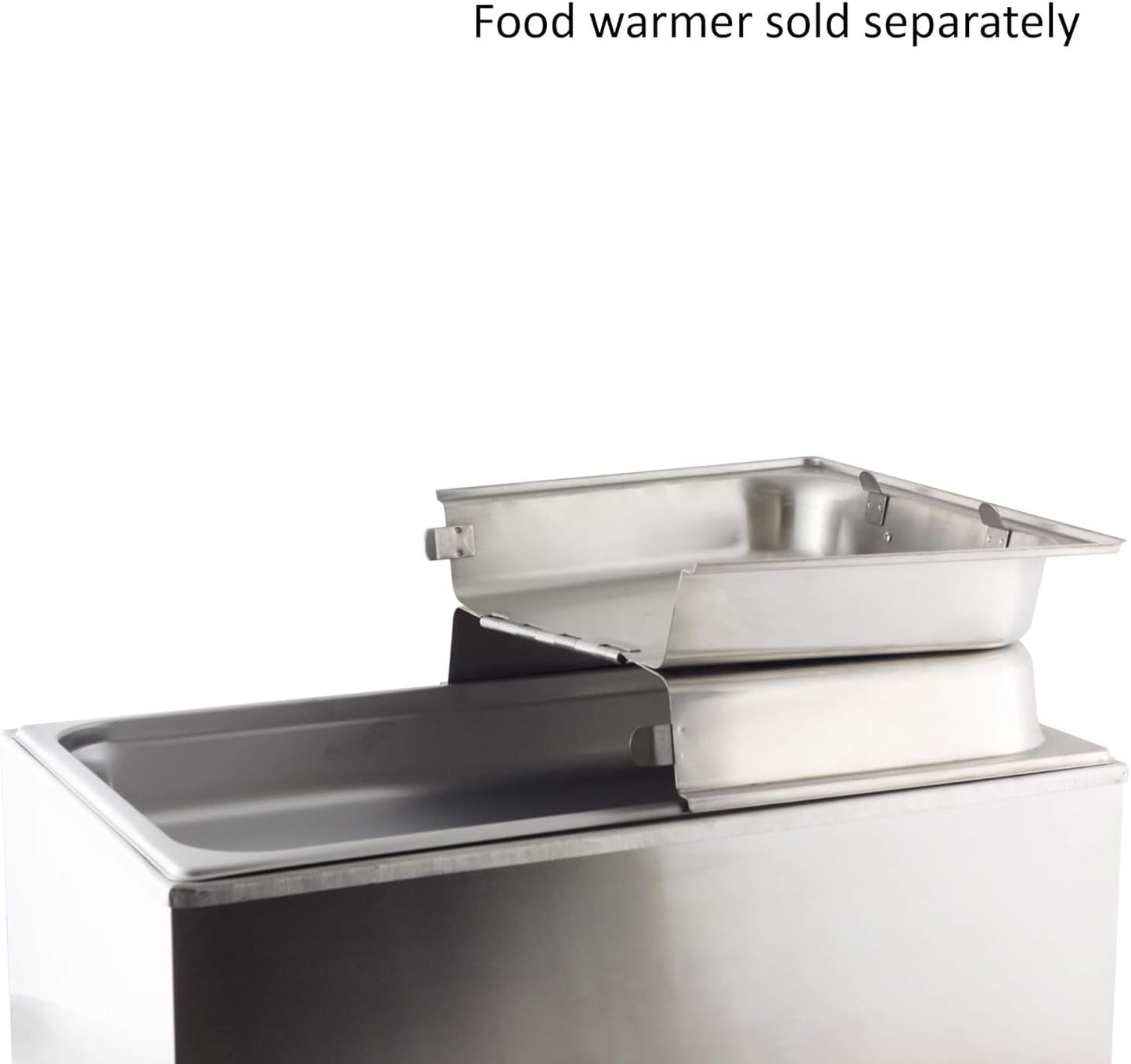 21-3/8" x 12" x 2-1/2" Stainless Steel Chafing Dish Hinged Dome Cover- Chafing Dish Cover Chafer Lid for Food Warmer Chafers Buffet Warmer Catering Event Party Holiday Buffet Weddings