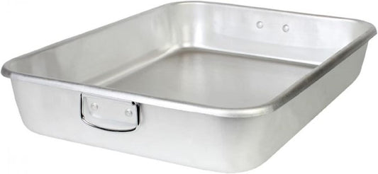Rectangular Roaster Pan Aluminum - Roasting Pan Turkey Roaster Pan Broiler Pan Great for Chicken Lamb and Vegetable