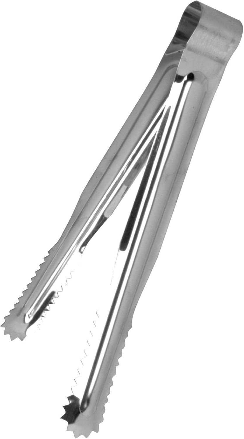 Stainless Steel Bread Tong Set of 12- Serving Tongs Bread Tongs Strong Grip for Grabbing Food Premium Stainless Steel Tongs for Serving Cooking Grilling Barbecue BBQ Buffet