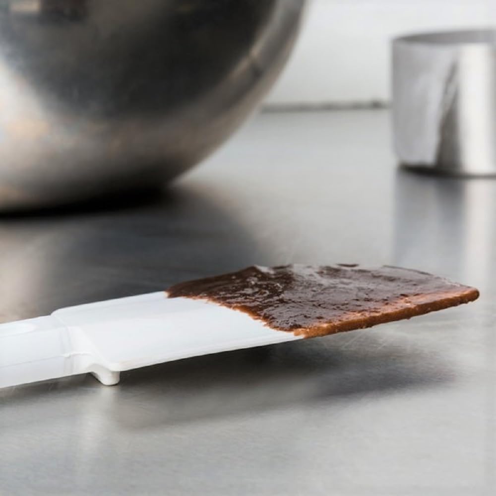 Spatula Scraper - with Handle High Temperature Resistant Spatula Scraper Baking Spatula Food Scraper for Cooking Baking Mixing Frosting Kitchen Utensil