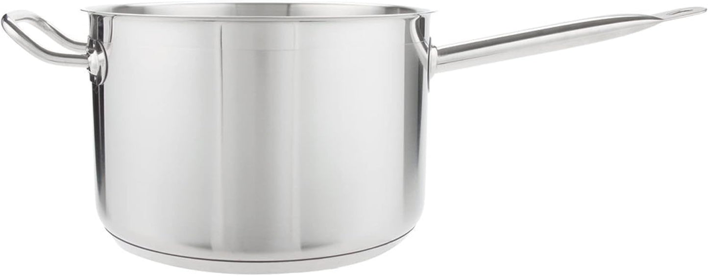Stainless Steel SaucePan with Lid- Multipurpose Sauce Pan Set Cookware Use for Home Kitchen Restaurant Cooking Sauce Pan Oven Safe Induction Ready NSF