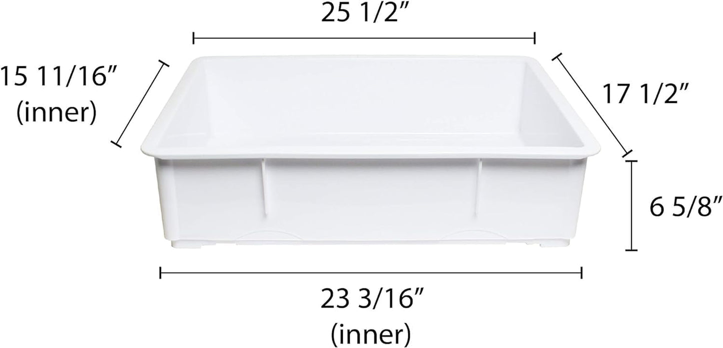 Pizza Dough Proofing Box Pizza Proofing Dough Pan Dough Proofing Box Tray Dough Box Dough Tray Pizza Dough Proofing Containers for Home Kitchen Restaurants