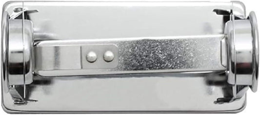 Single Roll Locking Toilet Tissue Dispenser fits 4" Diameter Toilet Paper Roll Chrome Plated- Bathroom Toilet Paper Holder for Bathroom Kitchen Washroom